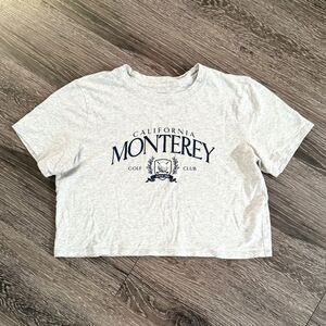 Abercrombie & Fitch California Monterey Golf Club Crop Tee